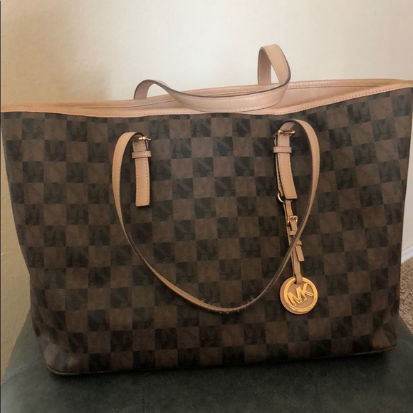 Michael Kors Bags Copy Michael Kors Checkered Tote Poshmark